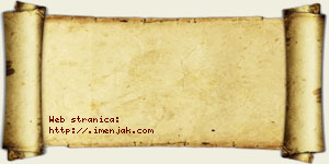 Isidora Rajkov vizit kartica